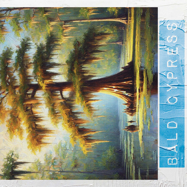 State Trees Series: Louisiana, Bald Cypress 1000 Jigsaw Puzzle 3D Modell