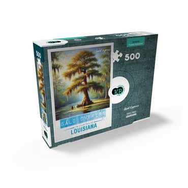 State Trees Series: Louisiana, Bald Cypress 500 Jigsaw Puzzle box view2