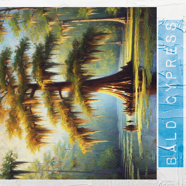 State Trees Series: Louisiana, Bald Cypress 500 Jigsaw Puzzle 3D Modell