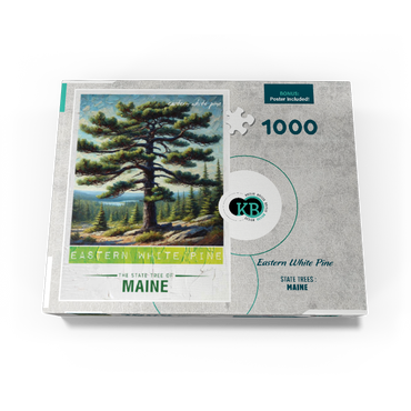 State Trees Series: Maine, Eastern White Pine 1000 Jigsaw Puzzle box view3