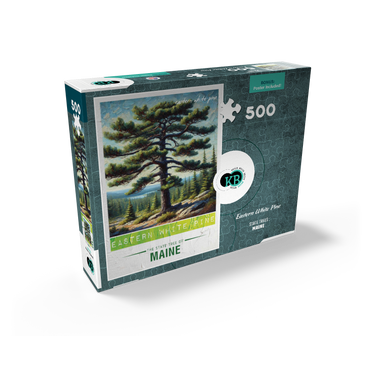 State Trees Series: Maine, Eastern White Pine 500 Jigsaw Puzzle box view2