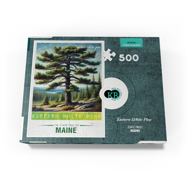 State Trees Series: Maine, Eastern White Pine 500 Jigsaw Puzzle box view3