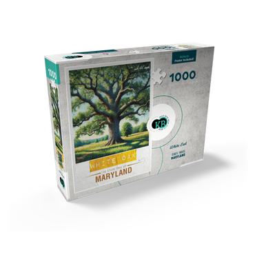 State Trees Series: Maryland, White Oak 1000 Jigsaw Puzzle box view2