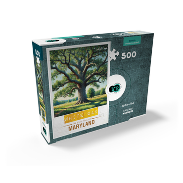 State Trees Series: Maryland, White Oak 500 Jigsaw Puzzle box view2