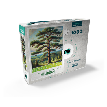 State Trees Series: Michigan, Eastern White Pine 1000 Jigsaw Puzzle box view2