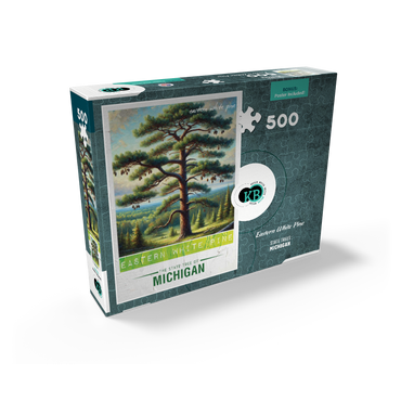 State Trees Series: Michigan, Eastern White Pine 500 Jigsaw Puzzle box view2