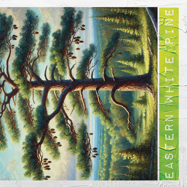 State Trees Series: Michigan, Eastern White Pine 500 Jigsaw Puzzle 3D Modell