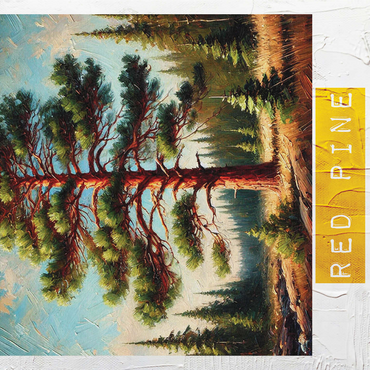 State Trees Series: Minnesota, Red Pine 1000 Jigsaw Puzzle 3D Modell