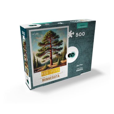State Trees Series: Minnesota, Red Pine 500 Jigsaw Puzzle box view2