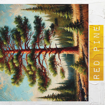 State Trees Series: Minnesota, Red Pine 500 Jigsaw Puzzle 3D Modell