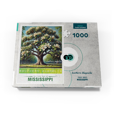 State Trees Series: Mississippi, Southern Magnolia 1000 Jigsaw Puzzle box view3
