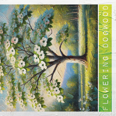 State Trees Series: Missouri, Flowering Dogwood 1000 Jigsaw Puzzle 3D Modell