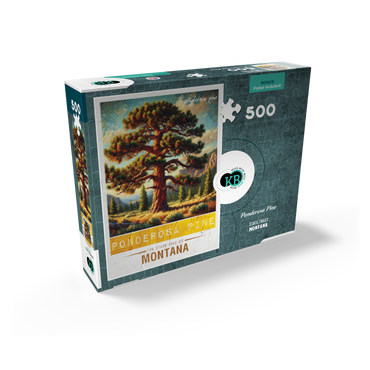 State Trees Series: Montana, Ponderosa Pine 500 Jigsaw Puzzle box view2