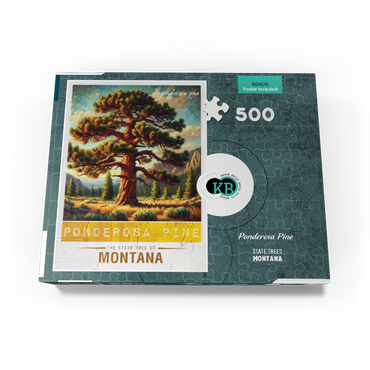 State Trees Series: Montana, Ponderosa Pine 500 Jigsaw Puzzle box view3