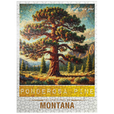 puzzleplate State Trees Series: Montana, Ponderosa Pine 500 Jigsaw Puzzle