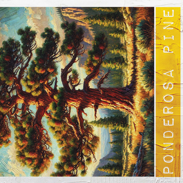 State Trees Series: Montana, Ponderosa Pine 500 Jigsaw Puzzle 3D Modell