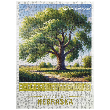 puzzleplate State Trees Series: Nebraska, Eastern Cottonwood 500 Jigsaw Puzzle