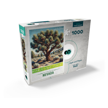State Trees Series: Nevada, Single-Leaf Pinyon 1000 Jigsaw Puzzle box view2