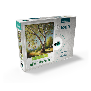 State Trees Series: New Hampshire, Paper Birch 1000 Jigsaw Puzzle box view2