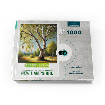 State Trees Series: New Hampshire, Paper Birch 1000 Jigsaw Puzzle box view3