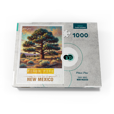 State Trees Series: New Mexico, Piñon Pine 1000 Jigsaw Puzzle box view3