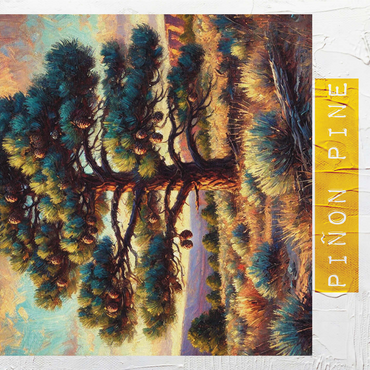 State Trees Series: New Mexico, Piñon Pine 1000 Jigsaw Puzzle 3D Modell