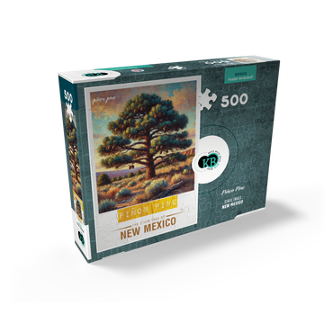 State Trees Series: New Mexico, Piñon Pine 500 Jigsaw Puzzle box view2