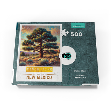 State Trees Series: New Mexico, Piñon Pine 500 Jigsaw Puzzle box view3