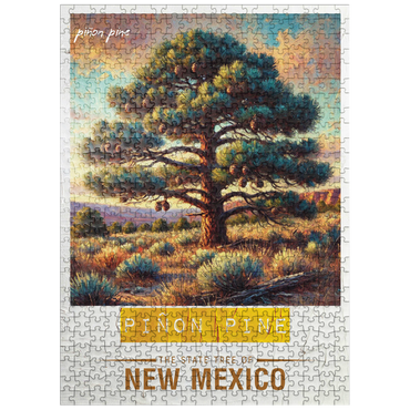 puzzleplate State Trees Series: New Mexico, Piñon Pine 500 Jigsaw Puzzle