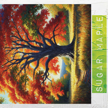 State Trees Series: New York, Sugar Maple 1000 Jigsaw Puzzle 3D Modell