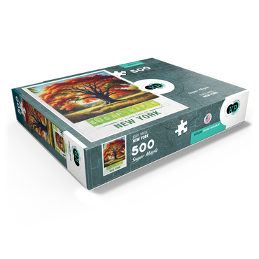 State Trees Series: New York, Sugar Maple 500 Jigsaw Puzzle box view1