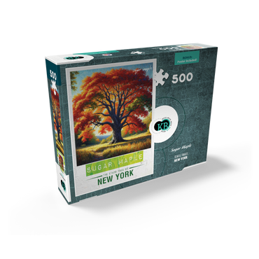 State Trees Series: New York, Sugar Maple 500 Jigsaw Puzzle box view2