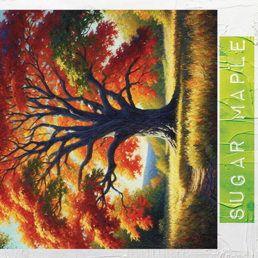 State Trees Series: New York, Sugar Maple 500 Jigsaw Puzzle 3D Modell