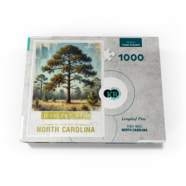 State Trees Series: North Carolina, Longleaf Pine 1000 Jigsaw Puzzle box view3