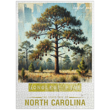 puzzleplate State Trees Series: North Carolina, Longleaf Pine 1000 Jigsaw Puzzle