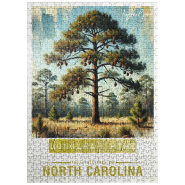 puzzleplate State Trees Series: North Carolina, Longleaf Pine 500 Jigsaw Puzzle