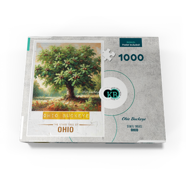 State Trees Series: Ohio, Ohio Buckeye 1000 Jigsaw Puzzle box view3