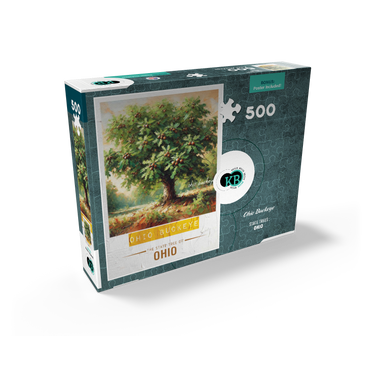 State Trees Series: Ohio, Ohio Buckeye 500 Jigsaw Puzzle box view2