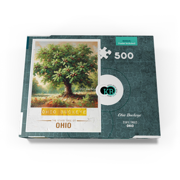 State Trees Series: Ohio, Ohio Buckeye 500 Jigsaw Puzzle box view3