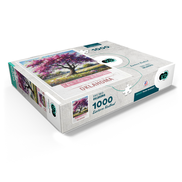 State Trees Series: Oklahoma, Eastern Redbud 1000 Jigsaw Puzzle box view1