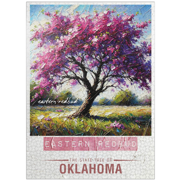 puzzleplate State Trees Series: Oklahoma, Eastern Redbud 1000 Jigsaw Puzzle