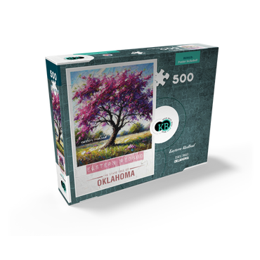 State Trees Series: Oklahoma, Eastern Redbud 500 Jigsaw Puzzle box view2
