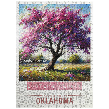 puzzleplate State Trees Series: Oklahoma, Eastern Redbud 500 Jigsaw Puzzle
