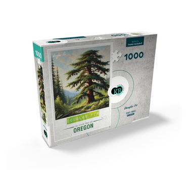 State Trees Series: Oregon, Douglas Fir 1000 Jigsaw Puzzle box view2