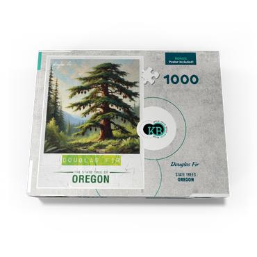 State Trees Series: Oregon, Douglas Fir 1000 Jigsaw Puzzle box view3