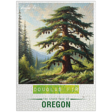 puzzleplate State Trees Series: Oregon, Douglas Fir 1000 Jigsaw Puzzle