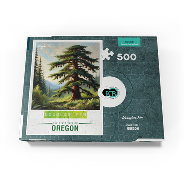 State Trees Series: Oregon, Douglas Fir 500 Jigsaw Puzzle box view3