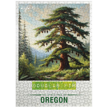 puzzleplate State Trees Series: Oregon, Douglas Fir 500 Jigsaw Puzzle