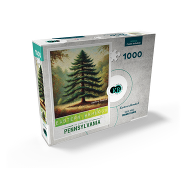 State Trees Series: Pennsylvania, Eastern Hemlock 1000 Jigsaw Puzzle box view2