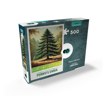 State Trees Series: Pennsylvania, Eastern Hemlock 500 Jigsaw Puzzle box view2